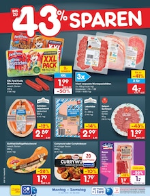 Fleisch im Netto Marken-Discount Prospekt "Aktuelle Angebote" mit 61 Seiten (Hamburg)