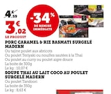 Super U Vergèze - Promo Porc caramel & riz basmati surgelé Promo Porc caramel & riz basmati surgelé à 3,02 € dans le catalogue Super U à Vergèze