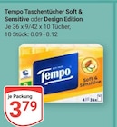 GLOBUS Bochum - Taschentücher Soft & Sensitive Angebot im Prospekt Taschentücher Soft & Sensitive bei GLOBUS im Bochum Prospekt für 3,79 €