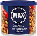 Mixnuts oder Cashew Peanut-Mix im Angebot bei REWE in Ludwigshafen Mixnuts oder Cashew Peanut-Mix Angebote von Max bei REWE Ludwigshafen für 2,99 €