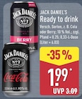 Ready to drink Berry im Angebot bei ALDI Nord in Halle Ready to drink Berry Angebote von Jack Daniel's bei ALDI Nord Halle für 1,99 €