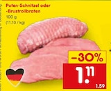 Netto Marken-Discount - Puten-Schnitzel Angebot im Prospekt Puten-Schnitzel bei Netto Marken-Discount im Prospekt "" für 1,11 €
