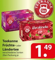 Teekanne Früchte- oder Ländertee bei famila Nordost in Hamburg Teekanne Früchte- oder Ländertee im Angebot bei famila Nordost Hamburg für 1,49 €