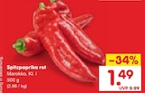 Spitzpaprika rot im Angebot bei Netto Marken-Discount in Cottbus Spitzpaprika rot Angebote bei Netto Marken-Discount Cottbus für 1,49 €