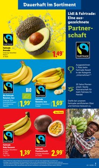 Bananen im Lidl Prospekt "LIDL LOHNT SICH" mit 75 Seiten (München)