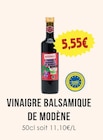 Vinaigre balsamique de modène - NATURALIA en promo chez Naturalia Vinaigre balsamique de modène - NATURALIA dans le catalogue Naturalia