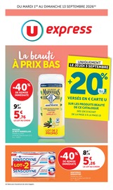 Prospectus U Express "U Express" en cours à Limoges, Page 1 Catalogue U Express en cours à Limoges, "U Express", Page 1