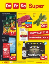 Aktueller Netto Marken-Discount Prospekt mit Krombacher, "Aktuelle Angebote", Seite 43