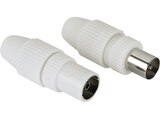 Klemmbare Stecker / Kupplung, Koax-Set, 0 m von HAMA im aktuellen MediaMarkt Saturn Prospekt für 3,49 €
