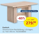 Esstisch im Angebot bei ROLLER in Leonberg Esstisch Angebote bei ROLLER Leonberg für 279,99 €