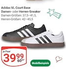 VL Court Base Damen-Sneaker Angebote von Adidas bei GLOBUS Altenburg für 39,99 €