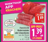 Aktuelle Rinderrouladen Angebote bei Marktkauf in Leipzig Aktuelles Rinderrouladen Angebot bei Marktkauf in Leipzig ab 1,39 €