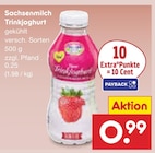 Sachsenmilch Trinkjoghurt im aktuellen Netto Marken-Discount Prospekt