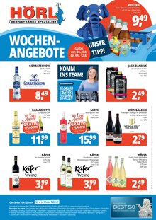 Jack Daniels im Getränke Hörl Prospekt "HÖRL. DER GETRÄNKE SPEZIALIST" mit 4 Seiten (Ingolstadt)