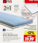 Kinder-Wendematratze von HN8 Schlafsysteme für 7,99 € bei Lidl im Angebot Kinder-Wendematratze von HN8 Schlafsysteme im aktuellen Lidl Prospekt