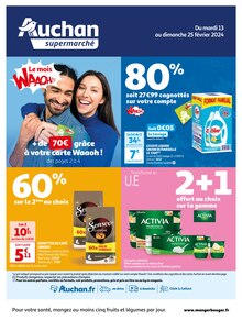 Prospectus Auchan Supermarché de la semaine "Auchan supermarché" avec 1 pages, valide du 13/02/2024 au 25/02/2024 pour Saint-Maur-des-Fossés et alentours