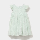 Robe cérémonie en dentelle vert pastel bébé fille dans le catalogue La Halle