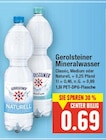 Mineralwasser von Gerolsteiner im aktuellen E center Prospekt