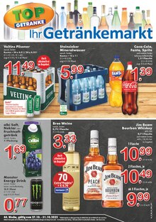 Energydrink im aktuellen TOP Getränke Prospekt (Ratingen) Energydrink im TOP Getränke Prospekt "Aktuelle Angebote" mit 4 Seiten (Ratingen)