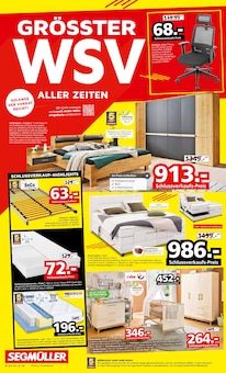 Boxspringbett im Segmüller Prospekt "GRÖSSTER WSV ALLER ZEITEN!" mit 8 Seiten (Nürnberg)