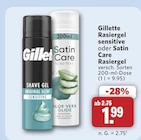 Rasiergel sensitive Angebote von Gillette bei combi Celle für 1,99 €