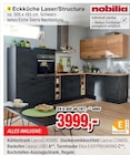 Die Möbelfundgrube Lebach - Eckküche Laser/Structura Angebot im Prospekt Eckküche Laser/Structura bei Die Möbelfundgrube im Lebach Prospekt für 3.999,00 €