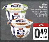 Milch Reis im Angebot bei E center in Chemnitz Milch Reis Angebote von müller bei E center Chemnitz für 0,49 €