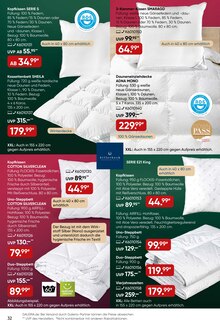 Kopfkissen im Galeria Prospekt "Aktuelle Angebote" mit 52 Seiten (Fürth)