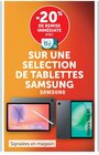 -20% de remise immédiate avec ma Carte U sur une sélection de tablettes SAMSUNG - SAMSUNG en promo chez Hyper U Angers