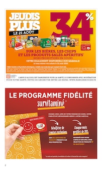 Catalogue Bi1 de la semaine "bi1 supermarché" avec 2 pages, valide du 12/08/2025 au 24/08/2025 pour La Chapelle-la-Reine et alentours Prospectus Bi1 de la semaine "bi1 supermarché" avec 2 pages, valide du 12/08/2025 au 24/08/2025 pour La Chapelle-la-Reine et alentours