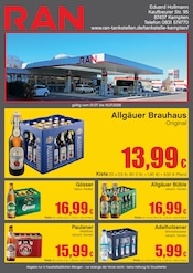 RAN Tankstellen Prospekt der aktuellen Woche mit 2 Seiten, gültig von 01.07.2026 bis 15.07.2026, in Dietmannsried und Umgebung Aktueller RAN Tankstellen Prospekt in Dietmannsried und Umgebung, "RAN" mit 2 Seiten, 01.07.2026 - 15.07.2026