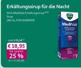 MediNait Erkältungssirup bei mea - meine apotheke im Prospekt "" für 18,95 €