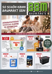 BBM Baumarkt Prospekt für Weyhe: "So schon kann Baumarkt sein", 16 Seiten, 25.10.2026 - 30.10.2026