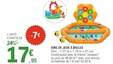 Promo Aire de jeux à balles à 17,95 € dans le catalogue E.Leclerc à Belfort