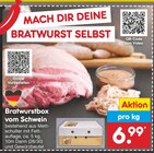 vom Schwein Angebote von Bratwurstbox bei Netto Marken-Discount Halberstadt für 6,99 €