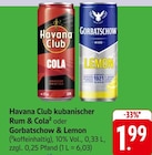 Aktuelles Havana Club kubanischer Rum & Cola Angebot bei EDEKA in Darmstadt ab 1,99 €