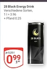 Energy Drink Angebote von 28 Black bei GLOBUS Trier für 0,99 €