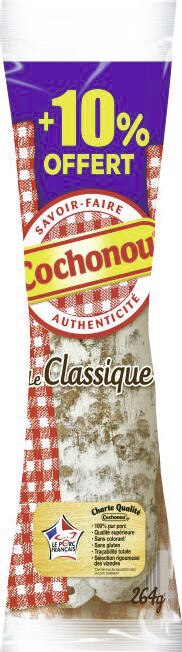 Saucisson - Cochonou - Géant Casino Saucisson - Cochonou à 3,39 € dans le catalogue Géant Casino "Les promos entrent en scène !"
