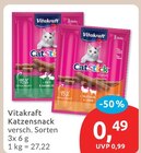 Katzensnack von Vitakraft im aktuellen budni Prospekt