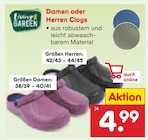 Damen oder Herren Clogs im Angebot bei Netto Marken-Discount in Mainz Damen oder Herren Clogs Angebote von Living Garden bei Netto Marken-Discount Mainz für 4,99 €