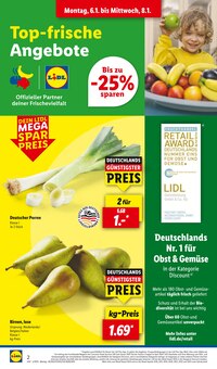 Lidl Prospekt der Woche "LIDL LOHNT SICH" Seite 2, 06.01.2025 bis 11.01.2025 für Zwenkau Aktueller Lidl Prospekt "LIDL LOHNT SICH" Seite 2 von 59 Seiten für Zwenkau