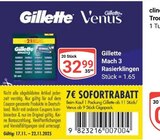 Aktuelles Mach 3 Rasierklingen Angebot bei GLOBUS in Krefeld ab 32,99 €