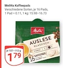 Auslese Klassisch im Angebot bei GLOBUS in Rodgau Auslese Klassisch Angebote von Melitta bei GLOBUS Rodgau für 1,79 €