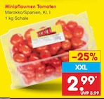 Minipflaumen Tomaten für 2,99 € bei Netto Marken-Discount im Angebot Minipflaumen Tomaten im aktuellen Netto Marken-Discount Prospekt
