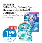 WC Reiniger im V-Markt Prospekt Brilliant Gel, DeLuxe, Spa Momente oder Selbst Aktiv Duftspüler von WC Frisch im aktuellen V-Markt Prospekt für 1,99 €