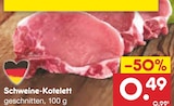 Netto Marken-Discount Laubusch - Schweine-Kotelett Angebot im Prospekt Schweine-Kotelett bei Netto Marken-Discount im Laubusch Prospekt für 0,49 €