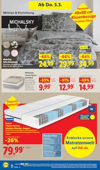 Spannbettlaken im aktuellen Lidl Prospekt (Jena) Spannbettlaken im Lidl Prospekt "LIDL LOHNT SICH" mit 71 Seiten (Jena)