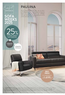 Sofa im aktuellen Polstermöbel Fischer Prospekt (Erlangen) Sofa im Polstermöbel Fischer Prospekt "Comfort REPUBLIC - BESITZ DEINE TRÄUME" mit 8 Seiten (Erlangen)