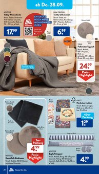 Aktionen Angebot im ALDI SÜD Prospekt, gültig von 25.09.2023 bis 30.09.2023 Aktionen Angebot im aktuellen ALDI SÜD Prospekt auf Seite 20