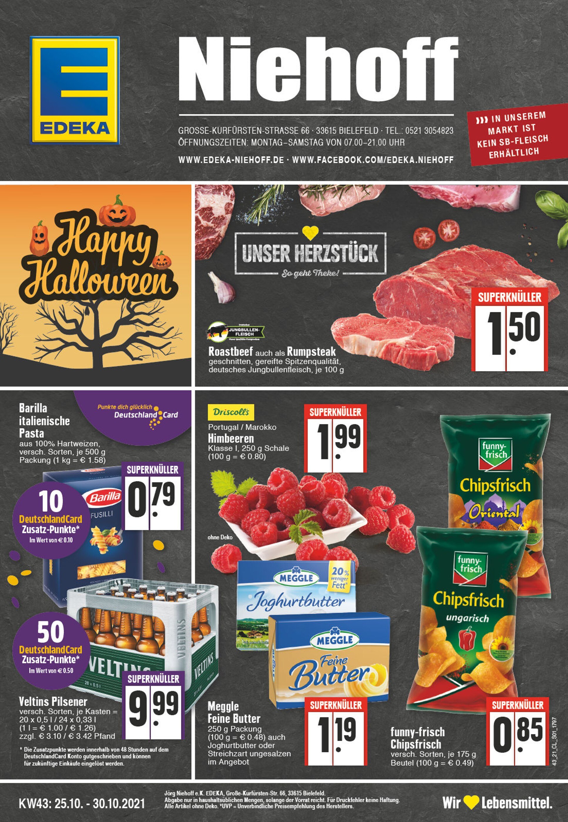 EDEKA Prospekt für Bielefeld mit 24 Seiten EDEKA Prospekt für Bielefeld: "Aktuelle Angebote", 24 Seiten, 25.10.2021 - 30.10.2021
